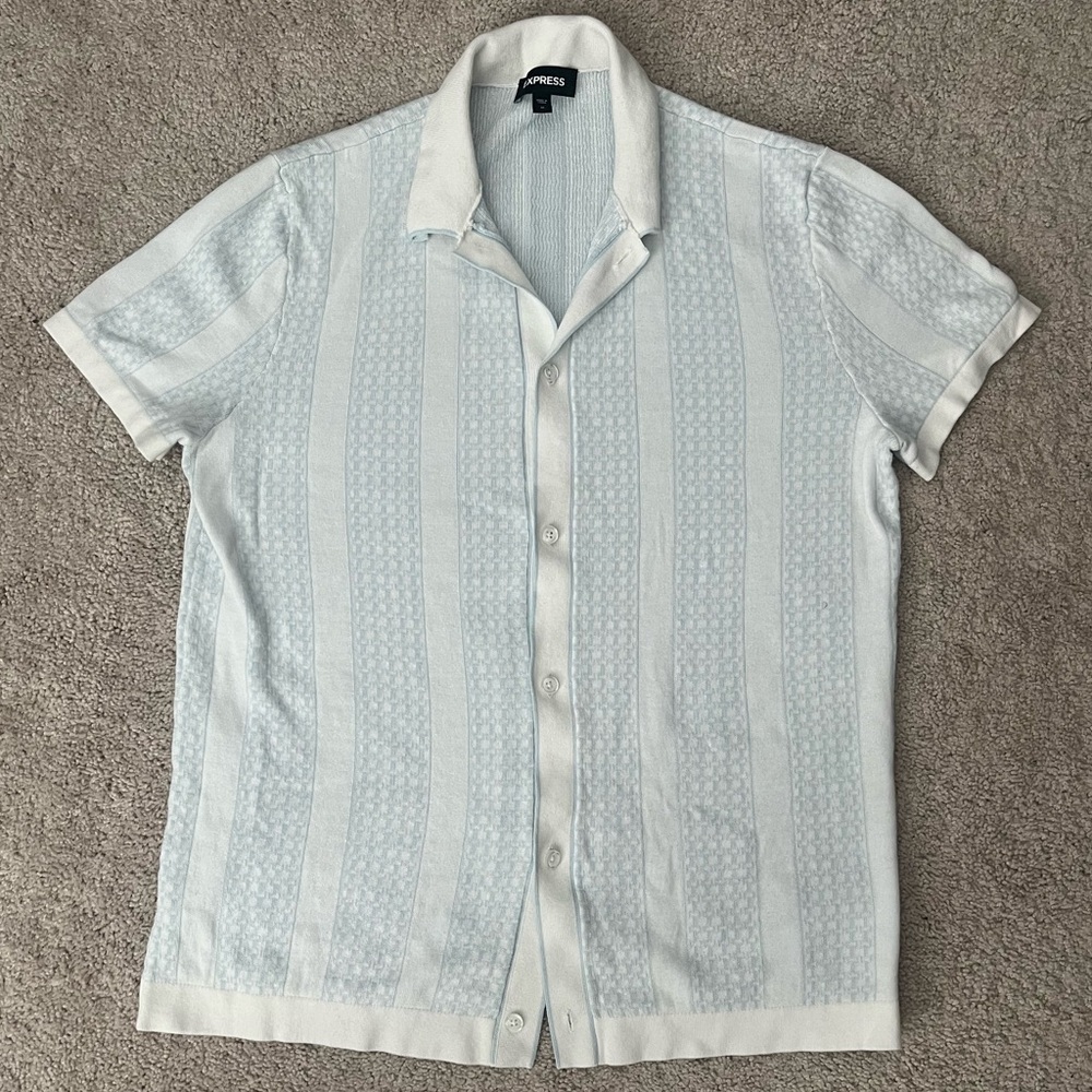 Express button down polo shirt. Men’s Size M